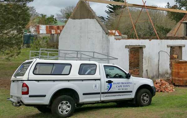 One of the branded vehicles of Damp Proofing CT